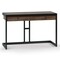 Simpli Home Erina Solid Acacia Wood Modern Industrial 48"Small Desk Office